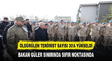Pençe-Kilit bölgesindeki operasyonlarda etkisiz hale getirilen terörist sayısı 30'a yükseldi