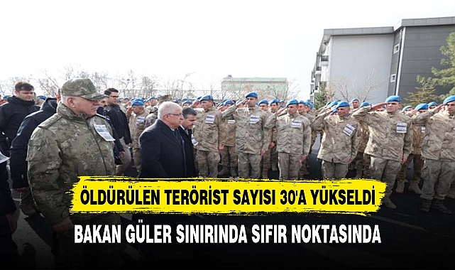 Pençe-Kilit bölgesindeki operasyonlarda etkisiz hale getirilen terörist sayısı 30'a yükseldi