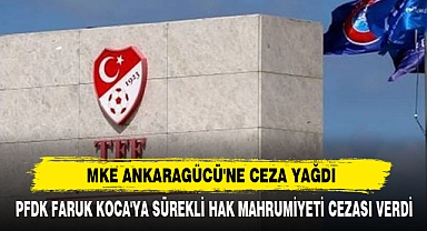 Pfdk, Faruk Koca'ya Sürekli Hak Mahrumiyeti Cezası Verdi