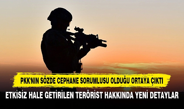 Pkk'nın Sözde Cephane Sorumlusu Olduğu Ortaya Çıktı