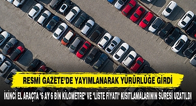 Resmi Gazete’de Yayımlanarak Yürürlüğe Girdi