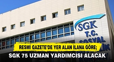 Resmi Gazete’de Yer Alan İlana Göre;