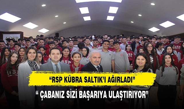 "RSP  MİLLİ SPORCU ÖĞRETMEN KÜBRA SALTIK'I AĞIRLADI"