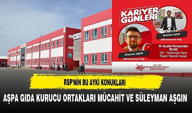 RSP'nin Bu Ayki Konukları. AŞPA Gıda Kurucu Ortakları Mücahit ve Süleyman Aşgın