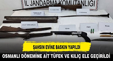 ŞAHSIN EVİNE BASKIN YAPILDI