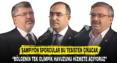 Şampiyon sporcular bu tesisten çıkacak
