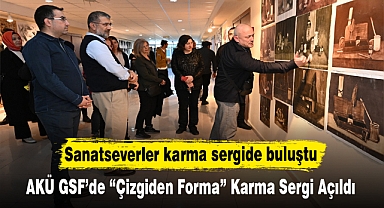 Sanatseverler karma sergide buluştu