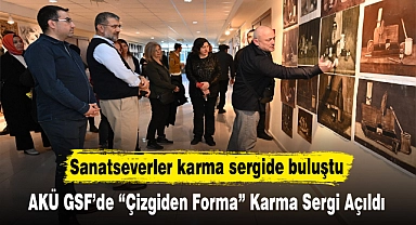 Sanatseverler karma sergide buluştu