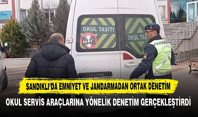 Sandıklı’da Emniyet Ve Jandarmadan Ortak Denetim