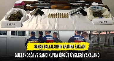 SANDIKLI VE SULTANDAĞI'NDA ÖRGÜT ÜYELERİ YAKALANDI