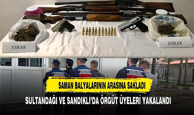 SANDIKLI VE SULTANDAĞI'NDA ÖRGÜT ÜYELERİ YAKALANDI