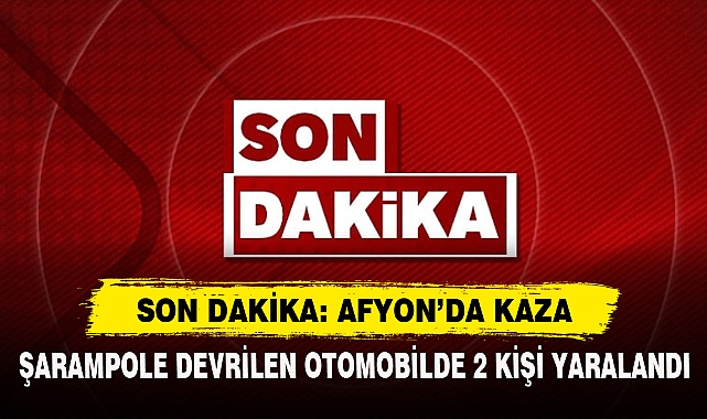 Şarampole Devrilen Otomobilde 2 Kişi Yaralandı