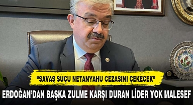“SAVAŞ SUÇLUSU NETANYAHU CEZASINI ÇEKECEK”