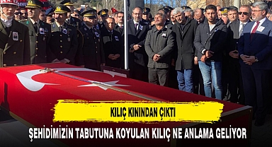 ŞEHİDİMİZİN TABUTUNA KOYULAN KILIÇ NE ANLAMA GELİYOR