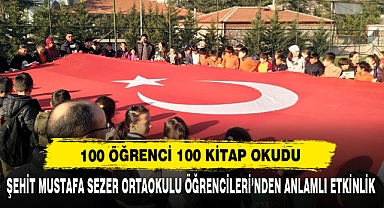 Şehit Mustafa Sezer Ortaokulu Öğrencileri’nden Anlamlı Etkinlik