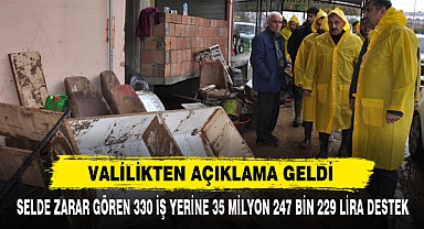Selde Zarar Gören 330 İş Yerine 35 Milyon 247 Bin 229 Lira Destek