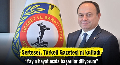 Serteser, Türkeli Gazetesi’ni kutladı