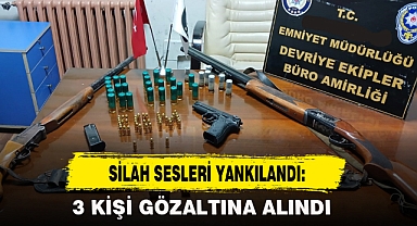 SİLAH SESLERİ YANKILANDI: