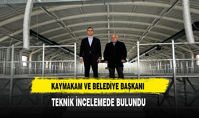 Sinanpaşa'da Kaymakam ve Belediye Başkanı Beraber Teknik İncelemelerde Bulundu