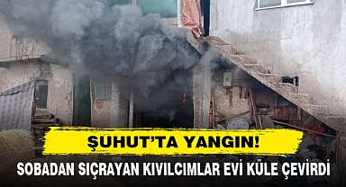 Sobadan Sıçrayan Kıvılcımlar Evi Küle Çevirdi