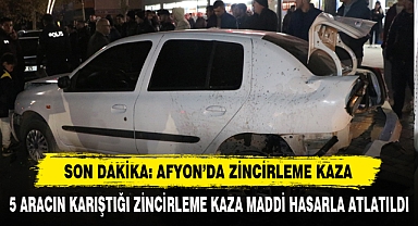 Son Dakika: Afyon’da Zincirleme Kaza