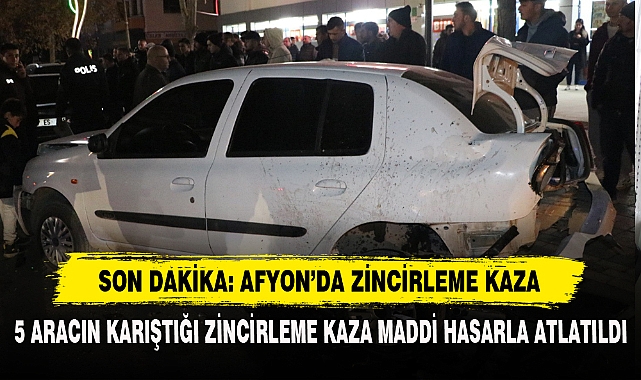 Son Dakika: Afyon’da Zincirleme Kaza