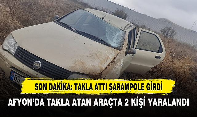 Son Dakika: Takla Attı Şarampole Girdi