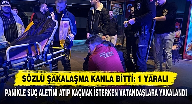 Sözlü Şakalaşma Kanla Bitti: 1 Yaralı