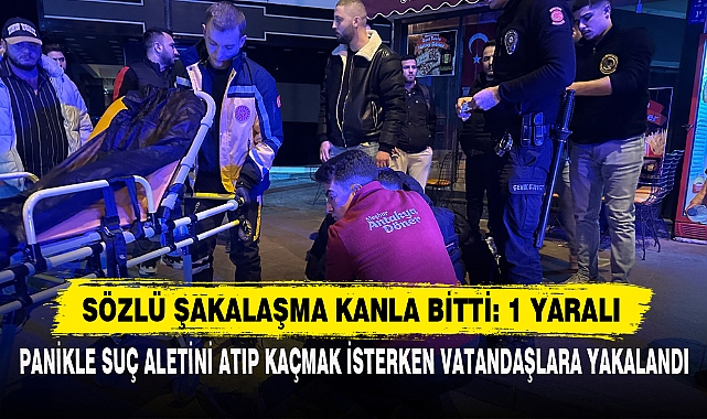Sözlü Şakalaşma Kanla Bitti: 1 Yaralı