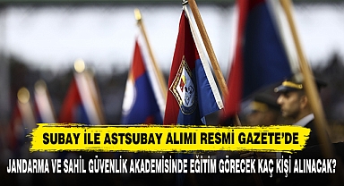 Subay İle Astsubay Alımı Resmi Gazete’de