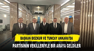 Şuhut Başkanı Bozkurt ve Kurucu İlçe Başkanı Tuncay Ankara'da