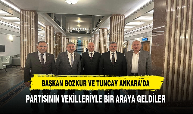 Şuhut Başkanı Bozkurt ve Kurucu İlçe Başkanı  Tuncay Ankara'da