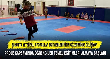 Şuhut'ta Yetenekli Sporcular Eğitmenlerimizin Gözetiminde Gelişiyor
