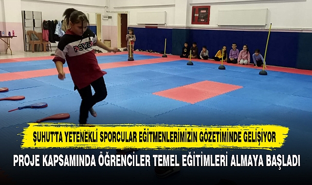 Şuhut'ta Yetenekli Sporcular Eğitmenlerimizin Gözetiminde Gelişiyor