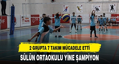 SÜLÜN ORTAOKULU YİNE ŞAMPİYON