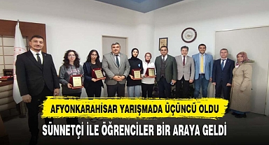 Afyonkarahisar Türkiye Münazara Yarışması'nda dereceye girdi