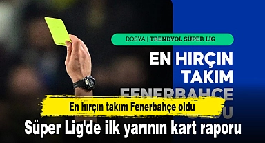 Süper Lig'de ilk yarının kart raporu