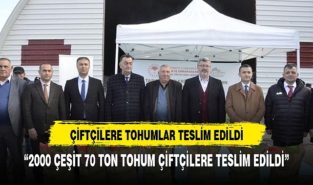 TAKE Projesi Kapsamında 2000 çeşidi 71 ton tohum toprakla buluşacak