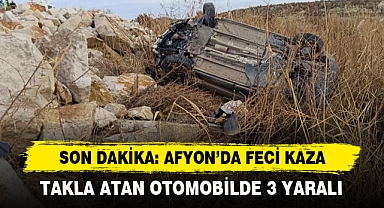 Takla Atan Otomobilde 3 Yaralı