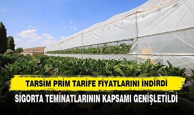 Tarsim Prim Tarife Fiyatlarını İndirdi