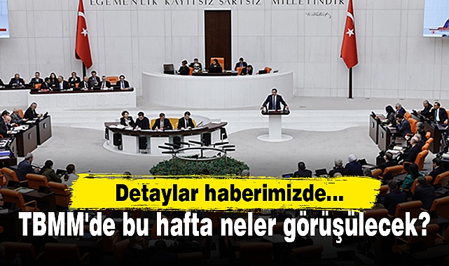 TBMM'de bu hafta neler görüşülecek?