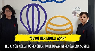 TED Afyon Koleji öğrencilerinden ,