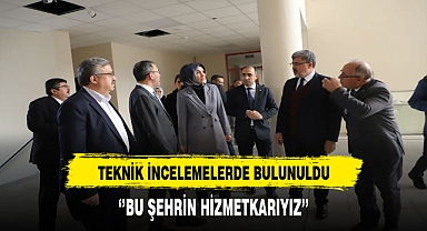 Teknik İncelemeler Yapıldı. AK Partili Arslan ''Bizler Bu Şehrin Hizmetkarlarıyız''