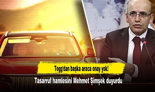 Togg'dan başka araca onay yok!