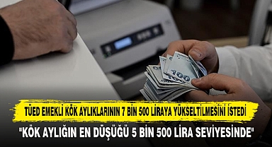 TÜED Emekli Kök Aylıklarının 7 Bin 500 Liraya Yükseltilmesini İstedi
