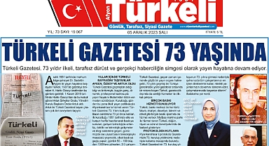 AFYON BASINI'NIN ULU ÇINARI TÜRKELİ GAZETESİ 73 YAŞINDA