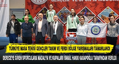 Türkiye Masa Tenisi Gençler Takım Ve Ferdi Bölge Yarışmaları Tamamlandı
