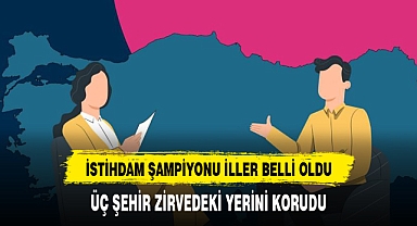 Türkiye’nin istihdam şampiyonu şehirleri belli oldu