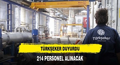 Türkşeker'e 214 yeni personel alınacak