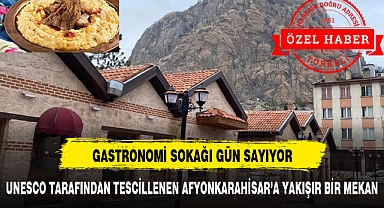 UNESCO TARAFINDAN TESCİLLENEN AFYONKARAHİSAR’A YAKIŞIR BİR MEKAN